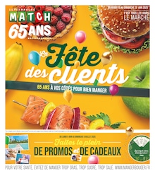Supermarchés Match Catalogue "La Fête des clients", 20 pages, Haguenau, 10/06/2025 - 22/06/2025 Supermarchés Match Catalogue "La Fête des clients", 20 pages, Haguenau, 10/06/2025 - 22/06/2025