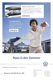 Volkswagen Prospekt für Hambuch mit 1 Seite Volkswagen Prospekt für Hambuch: "Mehr Platz für den Sommer", 1 Seite, 01.06.2025 - 31.08.2025