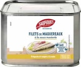 Filets de maquereaux à la sauce moutarde - SAUPIQUET - Intermarché Filets de maquereaux à la sauce moutarde - SAUPIQUET à 6,91 € dans le catalogue Intermarché