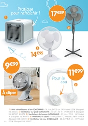 Prix et réduction Ventilateur sur pied dans le prospectus B&M en cours Offre Ventilateur sur pied dans le catalogue B&M du moment à la page 10