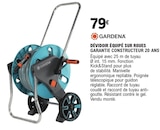 Dévidoir équipé sur roues - Gardena en promo chez E.Leclerc Dévidoir équipé sur roues - Gardena dans le catalogue E.Leclerc