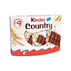Barre chocolatée - KINDER COUNTRY en promo à 2,99 € chez Carrefour Barre chocolatée - KINDER COUNTRY dans le catalogue Carrefour