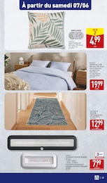 Prix et réduction Couette dans le prospectus Aldi en cours Offre Couette dans le catalogue Aldi du moment à la page 45