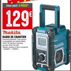 Radio de Chantier - MAKITA - Batkor Radio de Chantier - MAKITA à 129,00 € dans le catalogue Batkor