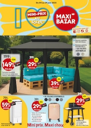 Catalogue Maxi Bazar à Nice "MINI-PRIX AU SOLEIL", 11 pages, 04/06/2025 - 29/06/2025 Prospectus Maxi Bazar à Nice "MINI-PRIX AU SOLEIL", 11 pages, 04/06/2025 - 29/06/2025