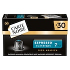 Capsules de café - CARTE NOIRE en promo à 9,50 € chez Carrefour Capsules de café - CARTE NOIRE dans le catalogue Carrefour