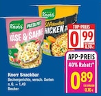 Knorr Snackbar von Knorr für 0,89 € bei EDEKA im Angebot Knorr Snackbar von Knorr im aktuellen EDEKA Prospekt