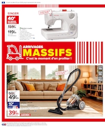 Prix et réduction Aspirateur Sans Sac dans le prospectus Carrefour en cours Offre Aspirateur Sans Sac dans le catalogue Carrefour du moment à la page 8