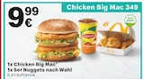 Chicken Big Mac 349 für 9,99 € bei McDonalds im Angebot Chicken Big Mac 349 im aktuellen McDonalds Prospekt
