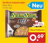Instantnudeln von YumYum für 0,69 € bei Netto Marken-Discount im Angebot Instantnudeln von YumYum im aktuellen Netto Marken-Discount Prospekt