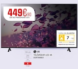 Téléviseur led 4k - LG en promo chez Extra Téléviseur led 4k - LG dans le catalogue Extra
