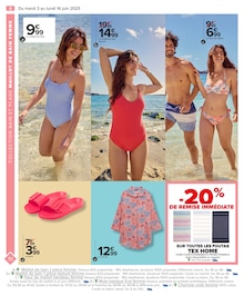 Promotion Chemise Femme dans le prospectus Carrefour, valable du 03/06/2025 au 16/06/2025 Promo Chemise Femme dans le catalogue Carrefour du moment à la page 6
