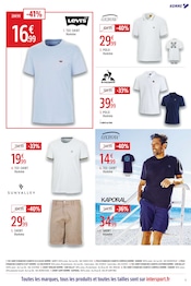 Promos Polo Homme dans le catalogue "À VOS MARQUES, PRÊTS...ÉTÉ !" de Intersport à la page 5