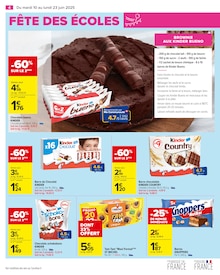 Promotion Schokobons dans le prospectus Carrefour, valable du 10/06/2025 au 23/06/2025 Promo Schokobons dans le catalogue Carrefour du moment à la page 6