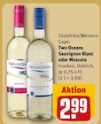 Sauvignon Blanc Angebote von Two Oceans bei REWE Düsseldorf für 2,99 €