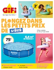 Promos Bricolage et Jardin dans le catalogue "PLONGEZ DANS LES PETITS PRIX DE L'ÉTÉ" de Gifi à la page 1