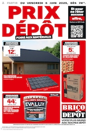 Prospectus Brico Dépôt, "PRIX DÉPÔT FOIRE AUX MATÉRIAUX" à Saint-André-les-Vergers et alentours, 24 pages, 06/06/2025 - 19/06/2025 Catalogue Brico Dépôt "PRIX DÉPÔT FOIRE AUX MATÉRIAUX" à Saint-André-les-Vergers et alentours, 24 pages, 06/06/2025 - 19/06/2025