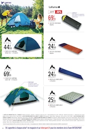 Prix et réduction Tente dans le prospectus Intersport en cours Offre Tente dans le catalogue Intersport du moment à la page 28