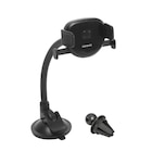 Support de téléphone voiture 3 en 1 norauto premium sur ventouse ou grille de ventilation - NORAUTO - Norauto Support de téléphone voiture 3 en 1 norauto premium sur ventouse ou grille de ventilation - NORAUTO à 14,99 € dans le catalogue Norauto